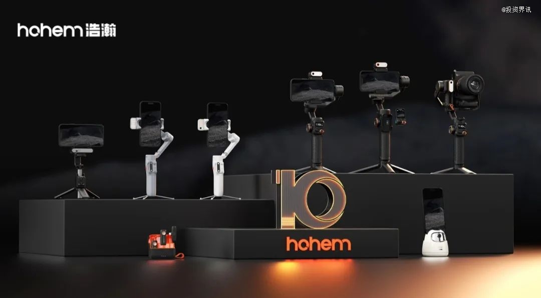智能影像设备品牌「hohem浩瀚」完成超亿元B轮融资