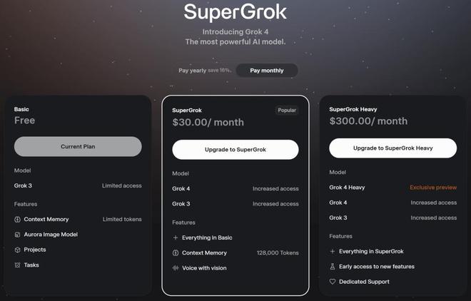 马斯克发布Grok 4，推理能力全面登顶，支持四个代理同时工作